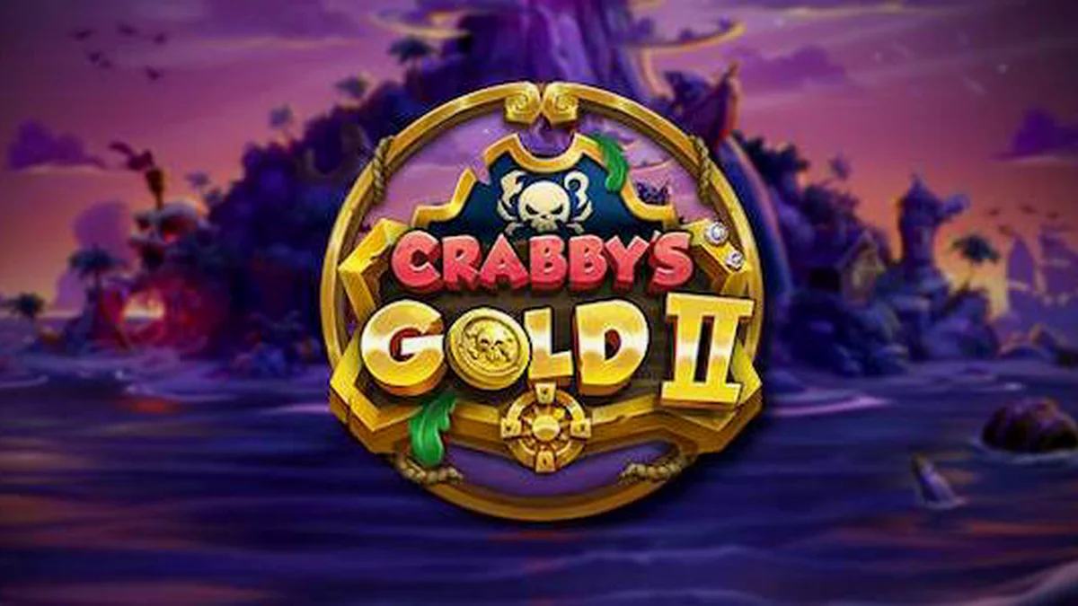 Tampilan visual slot Crabby’s Gold II dengan tema bajak laut